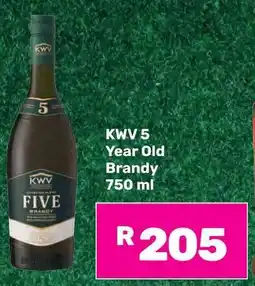Game KWV 5 Year Old Brandy offer