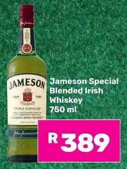 Game Jameson Special Blended Irish Whiskey offer