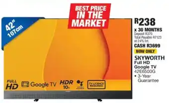 OK Furniture SKYWORTH Full HD Google TV offer