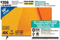 OK Furniture Hisense 4K Smart LED TV offer