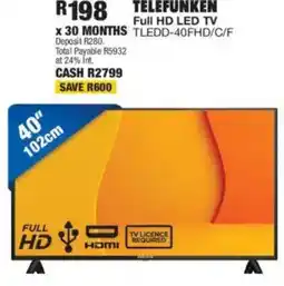 OK Furniture TELEFUNKEN Full HD LED TV offer