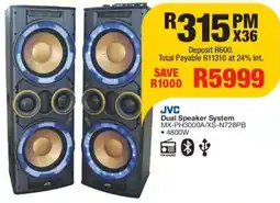 OK Furniture JVC Dual Speaker System offer
