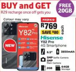 OK Furniture Hisense Y82 Pro 4G Smartphone offer