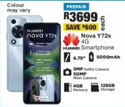 OK Furniture HUAWEI Nova Y72s 4G Smartphone offer