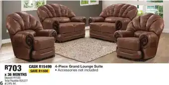 OK Furniture Grand Lounge Suite offer