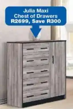 OK Furniture Julia Maxi Chest of Drawers offer