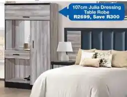OK Furniture Julia Dressing Table Robe offer