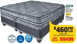 OK Furniture RESTONIC 183cm Chiro-Zone Pillow-Top Base Set offer