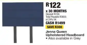 OK Furniture Jenna Queen Upholstered Headboard offer