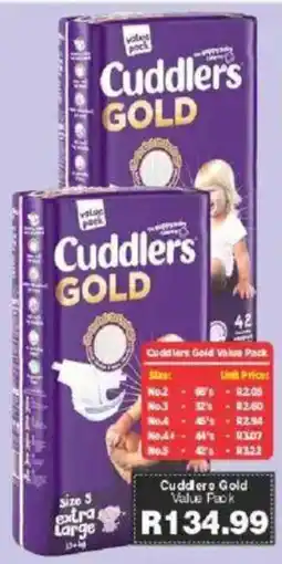 Big Save Cuddlers Gold Value Pack offer