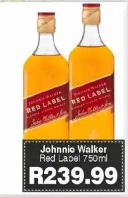 Big Save Johnnie Walker Red Label offer