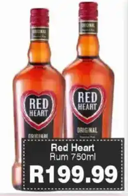 Big Save Red Heart Rum offer