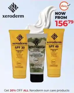 Dis-Chem Xeroderm sun care products offer