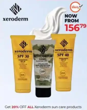 Dis-Chem Xeroderm sun care products offer