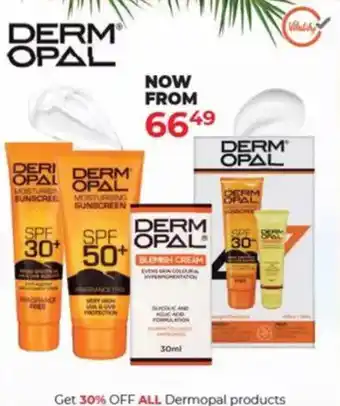 Dis-Chem Dermopal products offer