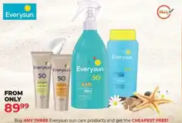 Dis-Chem Everysun sun care products offer