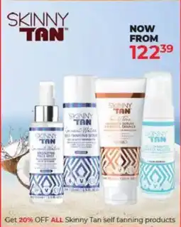 Dis-Chem Skinny Tan self tanning products offer