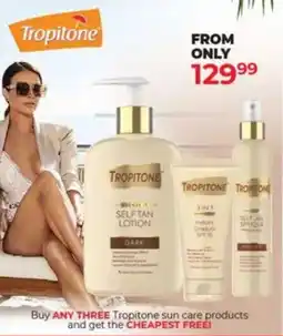 Dis-Chem Tropitone sun care products offer