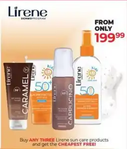 Dis-Chem Lirene sun care products offer
