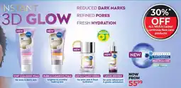 Dis-Chem NIVEA Ladies' Luminous face care products offer