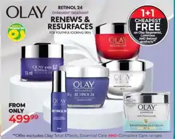 Dis-Chem Olay Regenerist, Luminous AND Retinol products offer