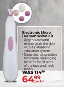Dis-Chem DQUIP Electronic Micro Dermabrasion Kit offer