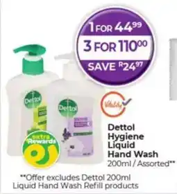 Dis-Chem Dettol Hygiene Liquid Hand Wash Assorted offer