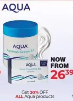 Dis-Chem Aqua products offer