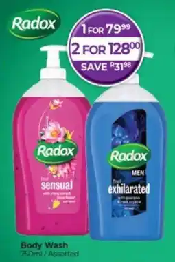 Dis-Chem Radox Body Wash Assorted offer