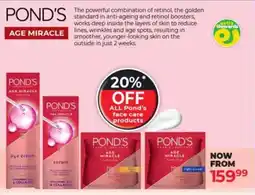Dis-Chem Pond's face care products offer