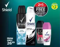 Dis-Chem Shield Deodorants and Roll-Ons offer