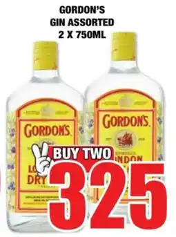 Boxer Gordon's gin assorted offer