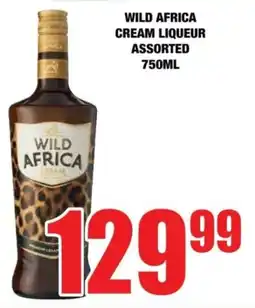 Boxer Wild africa cream liqueur assorted offer