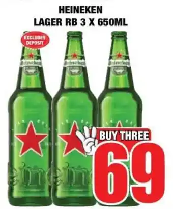 Boxer Heineken lager rb offer