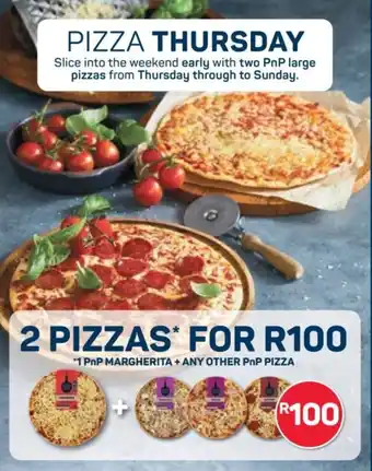 Pick n Pay 1 pnp margherita + any other pnp pizza offer