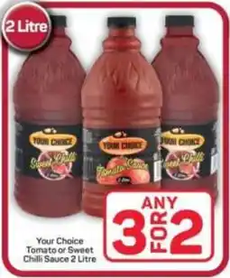 Pick n Pay Hypermarket Your Choice Tomato or Sweet Chilli Sauce offer