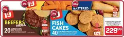 Pick n Pay Hypermarket I&J Beefers Beef Patties, Fish Cakes, Battered Hake Fillet or Original Fish Fingers offer
