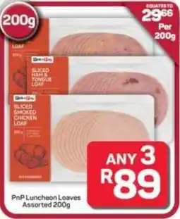 Pick n Pay Hypermarket PnP Luncheon Loaves Assorted offer