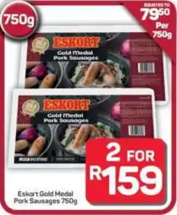 Pick n Pay Hypermarket Eskort Gold Medal Pork Sausages offer