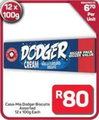 Pick n Pay Hypermarket Casa-Mia Dodger Biscuits Assorted offer