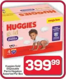 Pick n Pay Hypermarket Huggies Gold Disposable Pants Megabox Assorted Per Box offer