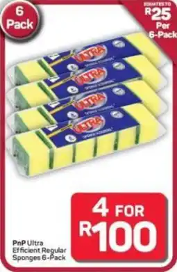 Pick n Pay Hypermarket PnP Ultra Efficient Regular Sponges offer