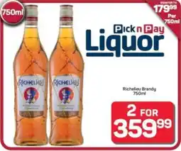 Pick n Pay Hypermarket Richelieu Brandy offer