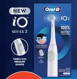 Checkers Oral-B iO2 Simple White/ Night Black Power Toothbrush offer