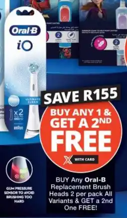 Checkers Oral-B Replacement Brush Heads offer