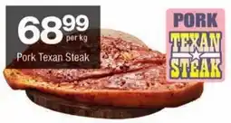 Checkers Pork Texan Steak offer