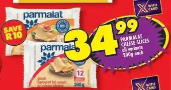 Shoprite PARMALAT CHEESE SLICES offer