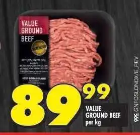 Shoprite Value Ground Beef offer