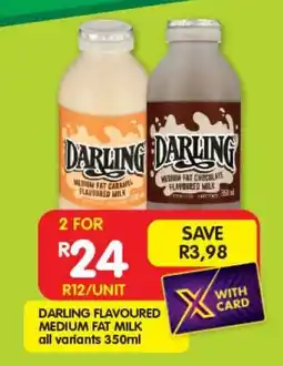 Shoprite DARLING FLAVOURED MEDIUM FAT MILK offer