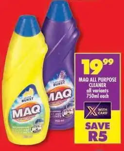Shoprite MAQ ALL PURPOSE CLEANER offer